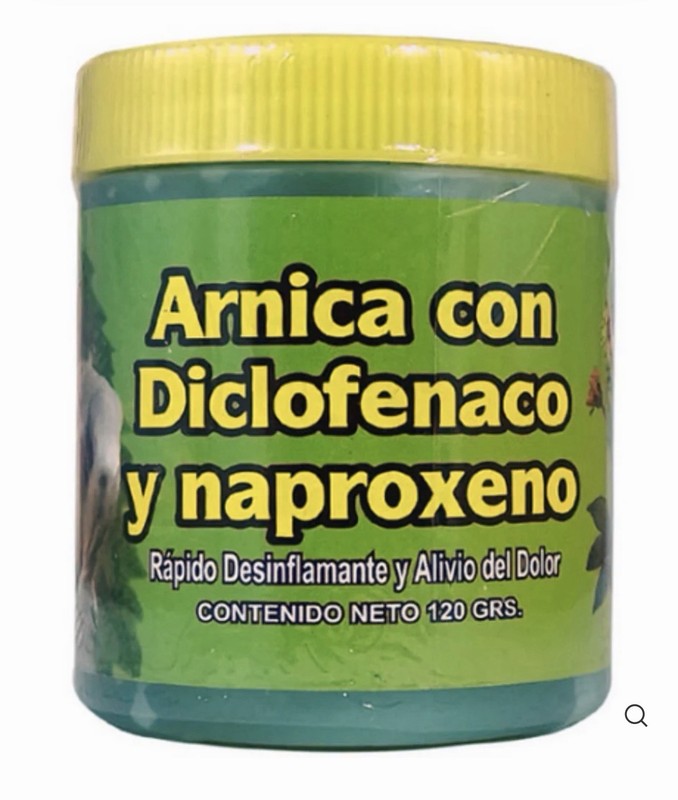 Arnica Diclofenaco Naproxeno Topical Pain Relief Cooling Cream/Gel 120g 4 Pack gallery