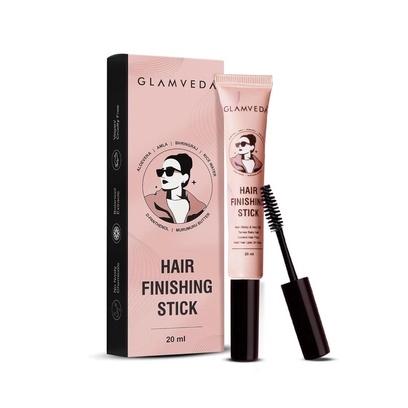 GLAMVEDA Hair Finishing Gel Stick For Women Non-Greasy And Non-Sticky 20ml Pack