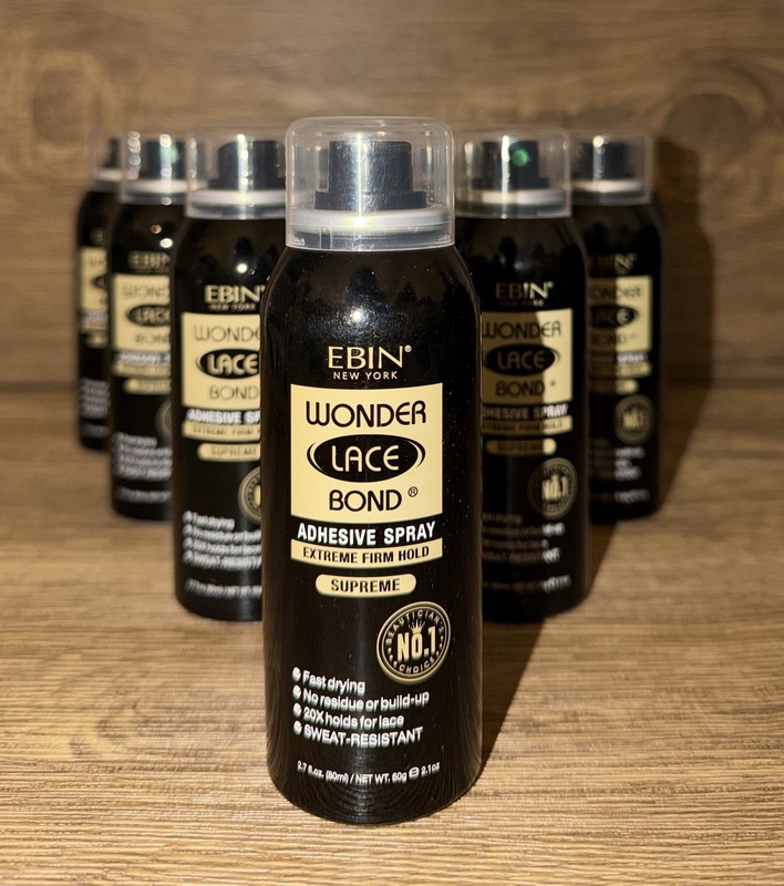EBIN NY Wonder Lace Bond Adhesive Spray Extreme Firm Hold Supreme 2.7oz (10pc)