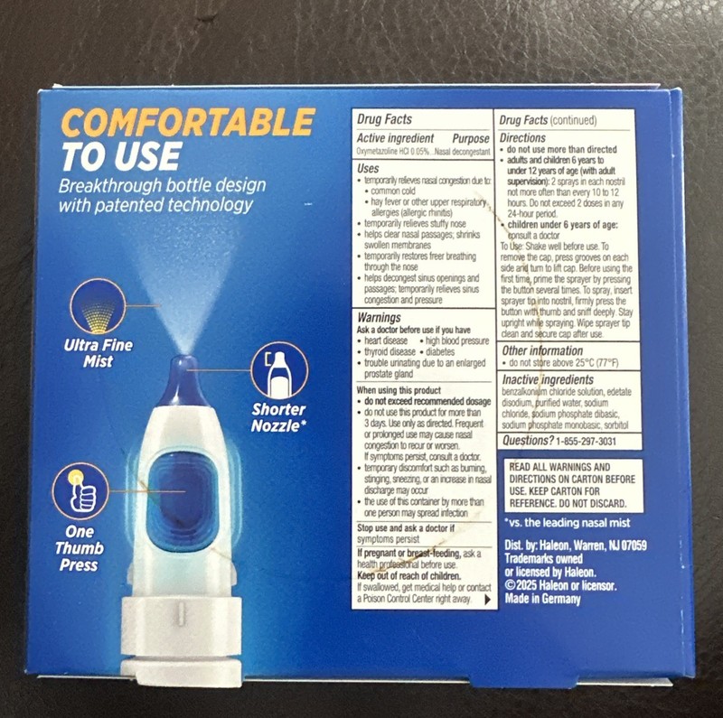Theraflu Severe Congestion Relief Nasal Mist 3 Pack 0.34oz Each - EXP 03/2027 gallery