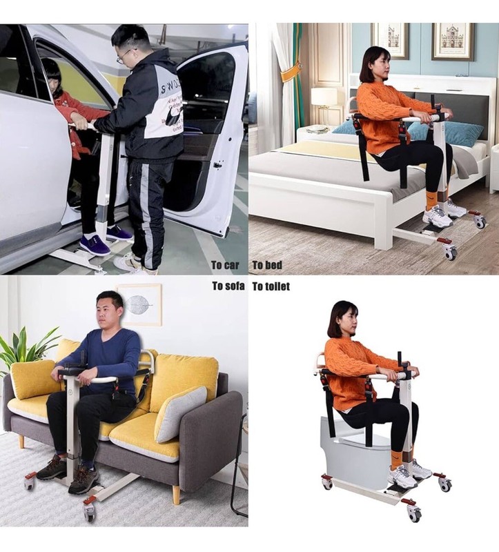 Patient Lift Wheelchair for Home Transfer Chair for Caregivers Elderly Living gallery