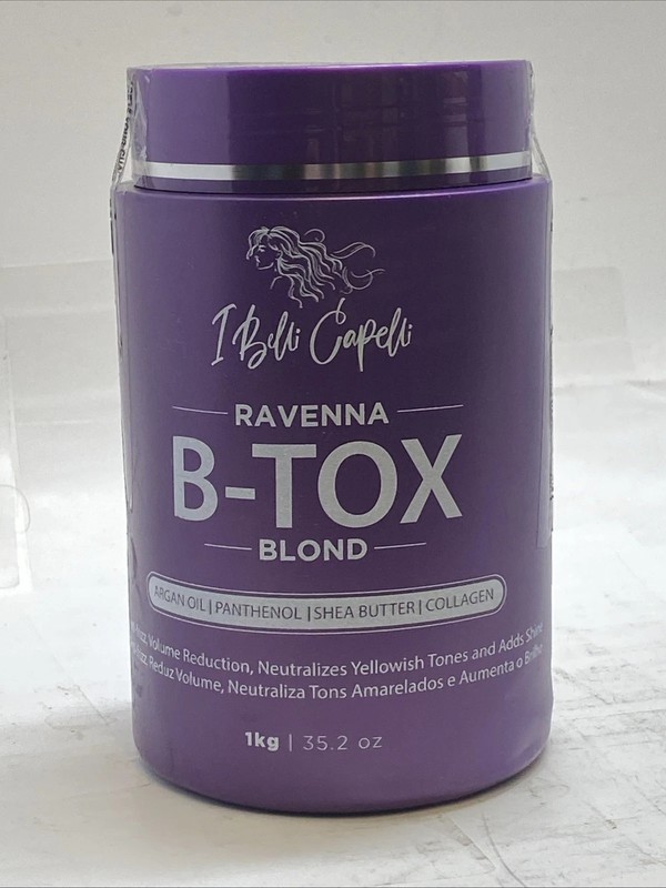 I Belli Capelli Ravenna B-Tox Blond Aragon Oil Panthenol Shea Butter 1kg- DEAL!
