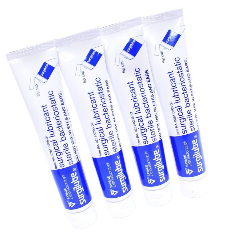 4 PACK Surgilube Lubricating Lube Jelly w/Flip Cap Top Sterile 4.25 oz Exp 08/25 gallery