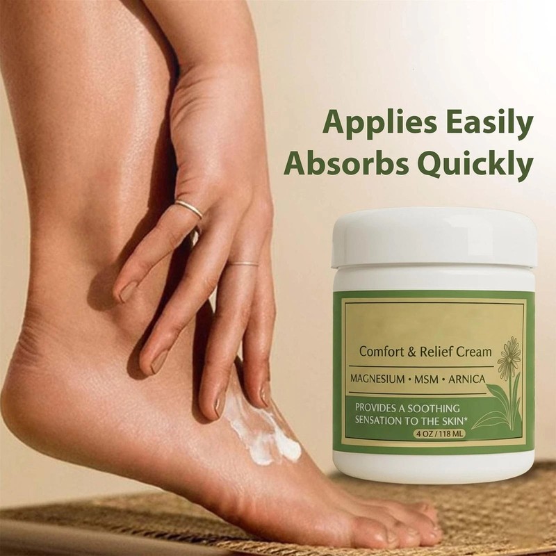 Total Relief Magnesium Cream For Comfort – Fast-Absorbing MSM & Arnica Cream ... gallery