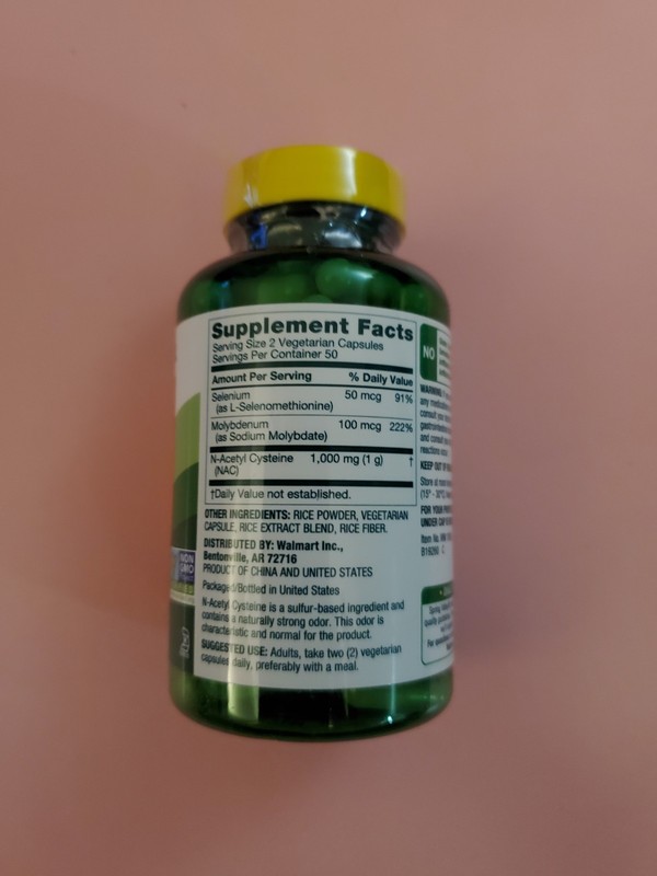 Spring Valley NAC, 1,000 mg Vegetarian Capsules, Antioxidant Support Supplement gallery