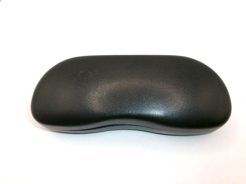 Ray Ban Sunglass Eye Glass Case Black Hard Clamshell Logo Beige Interior gallery