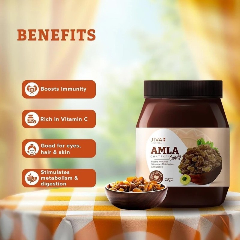 Amla (gooseberry) Candy| Rich In Vitamin C, Boost Immunity Digestion (pack of 2) gallery