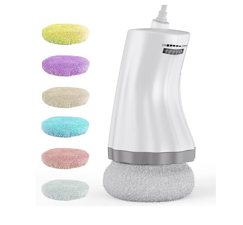 Corded Handheld Vibrating Anti-Cellulite Massager White/Gray Arms Back