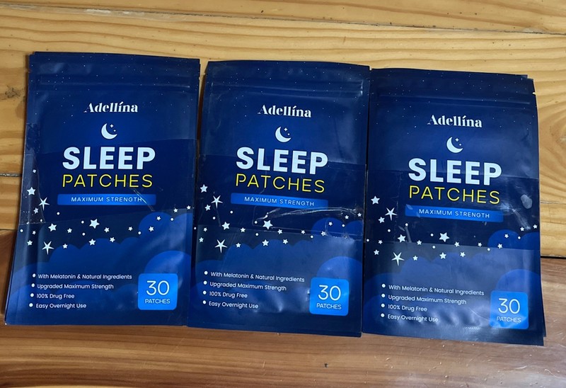 3×30 Melatonin Sleep Patches – Adellina – 90 Total – Exp 03/27 – Free Shipping