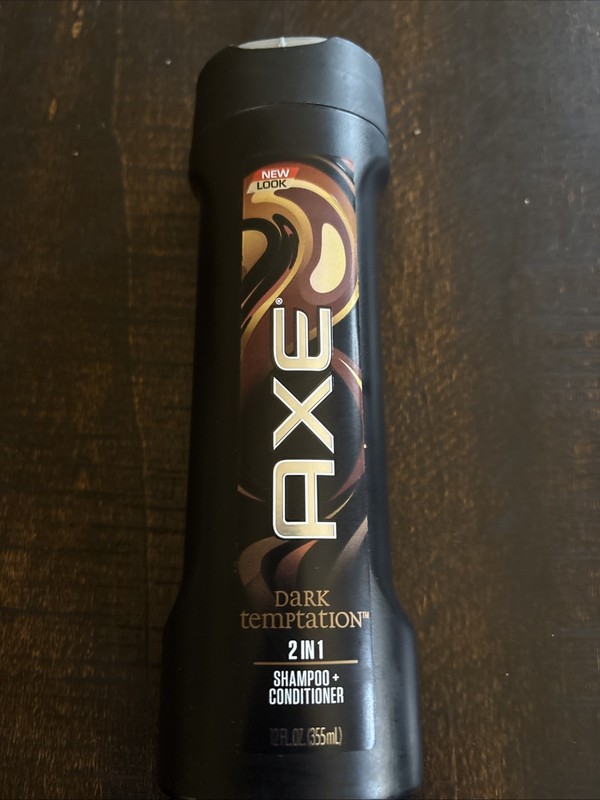 1X Axe Dark Temptation 2 In 1 Shampoo Conditioner 12oz NEW HTF