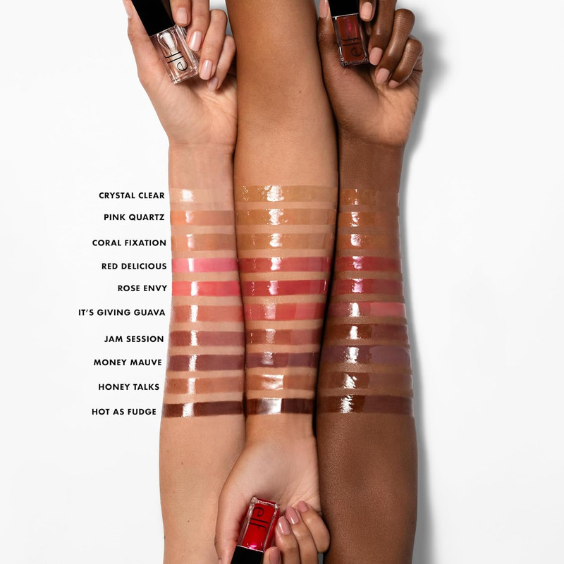 E.L.F. Glow Reviver Lip Oil, Nourishing Tinted Lip Oil for a High-Shine Finish, gallery