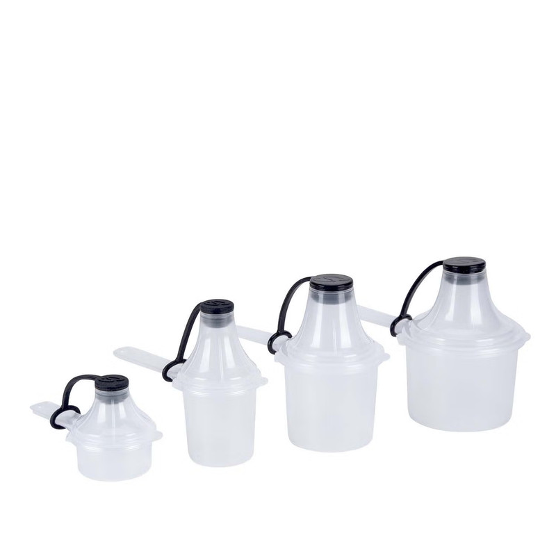 The Scoopie On the Go Scoop Funnel White Color High Quality Practical 4pcs NEW