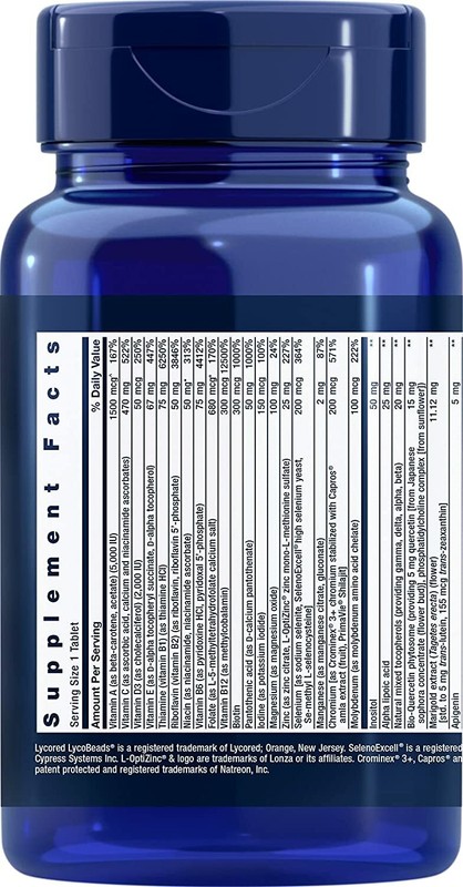 Life Extension One-Per-Day Multivitamin Essential Vitamins, Minerals 60 Tablet gallery