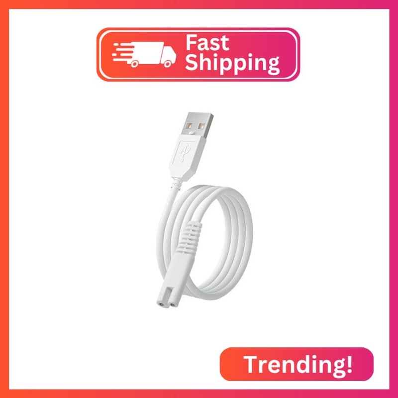Tonton 3V USB Charger Cord Replacement for Waterpik Water Flosser WP360, WP360W
