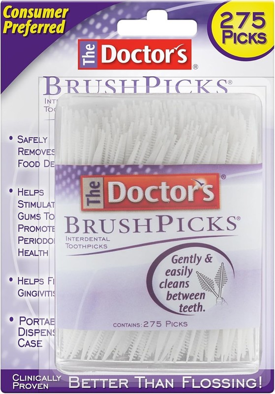 The Doctor’s BrushPicks Interdental Toothpicks 275 Picks