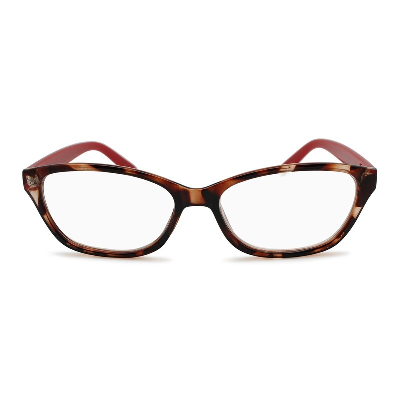 Retro Colorful Oval Cat Eye Reading Glasses Women and Men Tortoise Shell Frame