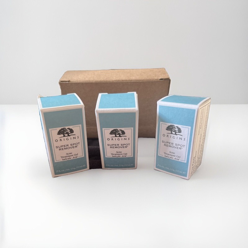 3 Boxes X 3 = 9 Bottles Origins Super Spot Remover Acne Treatment Gel