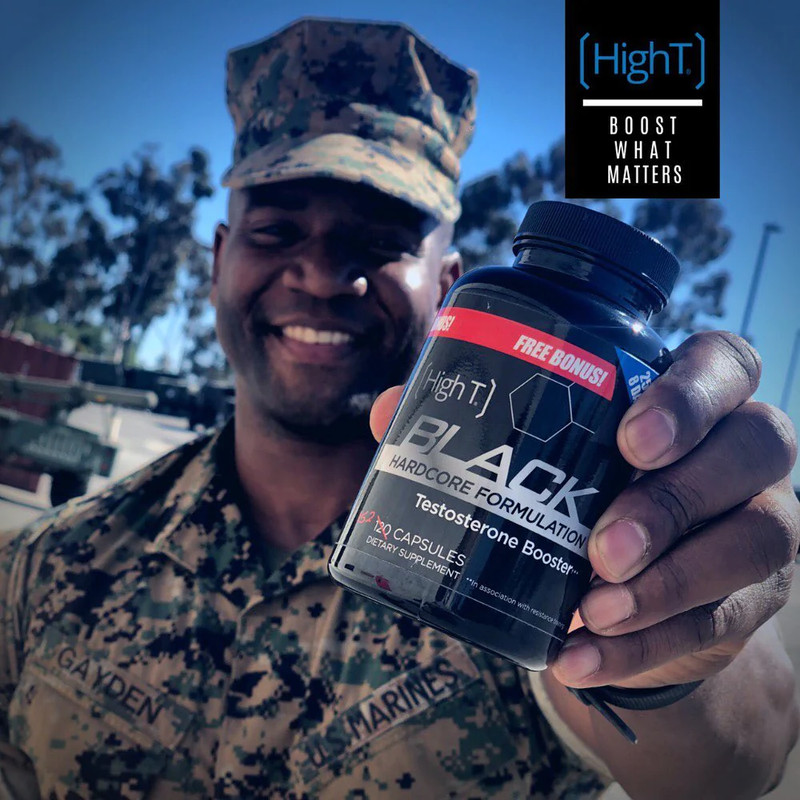 High T Black 120ct Natural Testosterone Booster - Strength, Stamina, Libido gallery