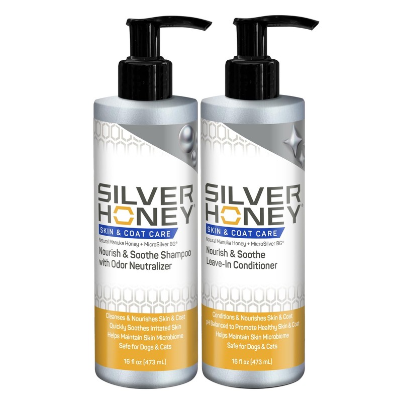 Silver Honey Nourish Soothe Grooming Combo Pack 16 Fl Oz Each Of Odor