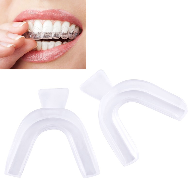 Dental Bite Moldable Silicone Mouth Guard Night Teeth Clenching Grinding Sleep gallery