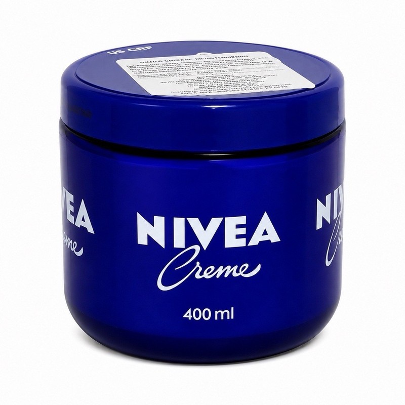 IMPORTED MEXICO 🇲 NIVEA Creme 400ml Glass Jar Family Size Cream Face Body Hands