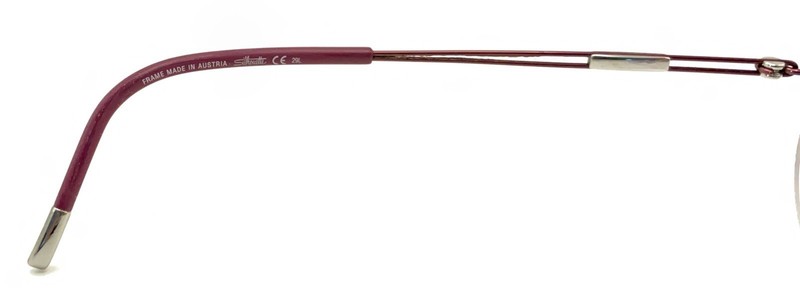 Silhouette 5521 70 4040 Titanium Red Rimless Eyeglasses Frames 19 140 Austria gallery