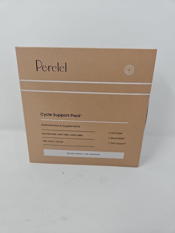 New Perelel Cycle Support Pack 28 Day Supply 35 Capsules Gluten Soy Free Non GMO