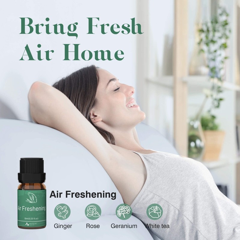 Asakuki Essential Oils Essential Oil For Diffusers For Home Well-Being Kit gallery