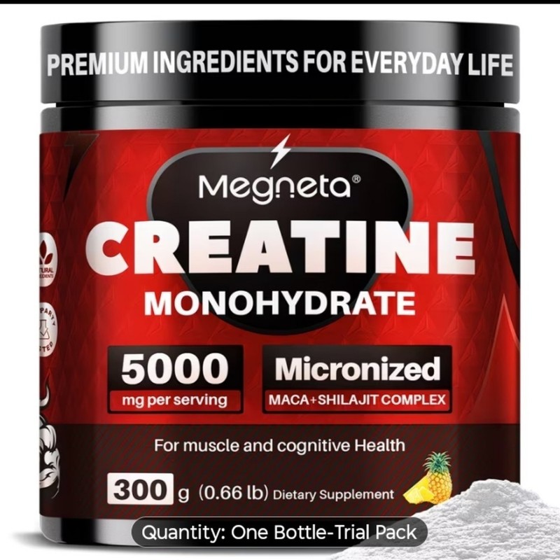 Creatine Monohydrate Powder 🍍 Flavor Sugar Free 2 Month Supply !