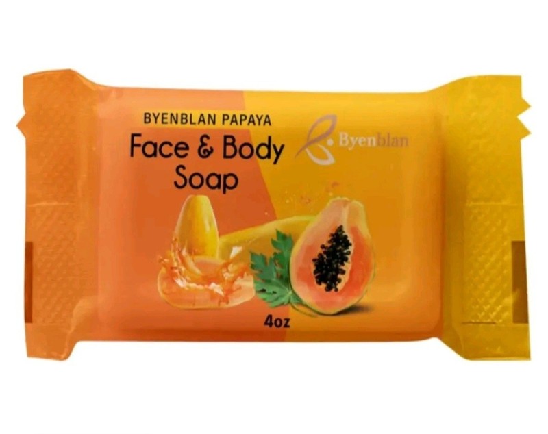 Byenblan Face & Body Soap Bar Multipack Carrot Papaya Turmeric 4 oz/7 oz gallery