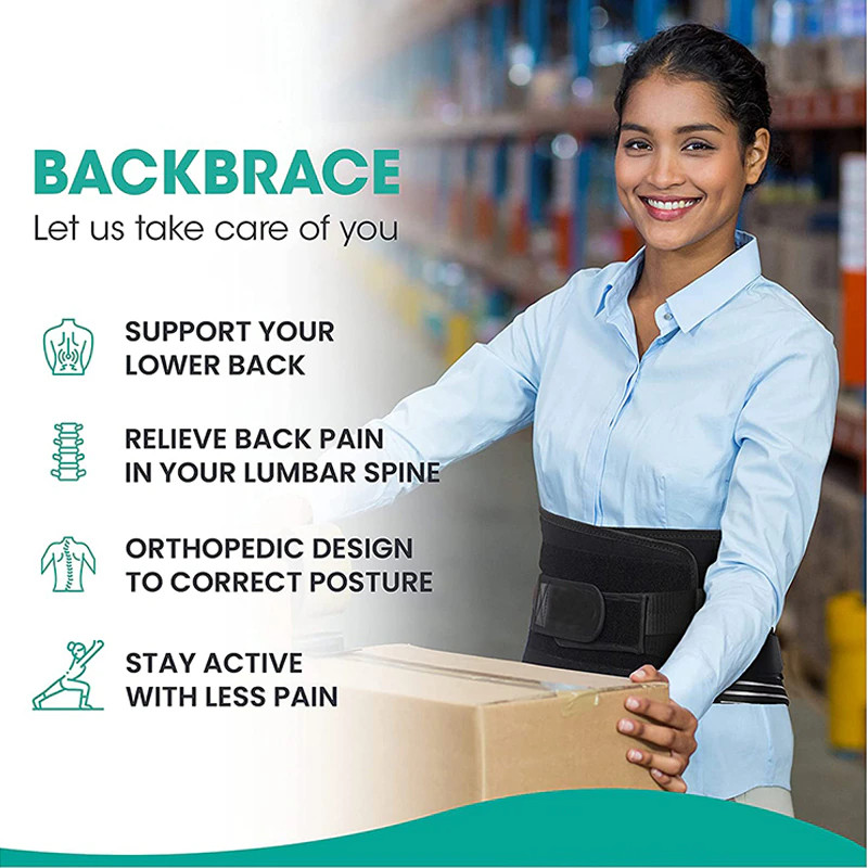 Adjustable Lower Back Brace Lumbar Support Waist Belt For Men Women Pain Relief gallery