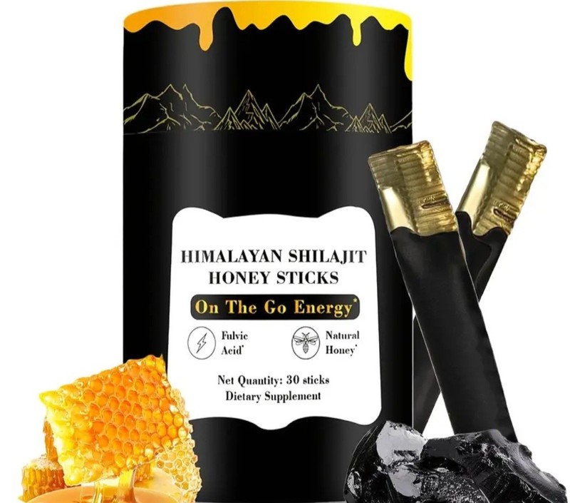 Better Alt Pure Himalayan Shilajit Sticks with Organic Honey, Natural Sweetner