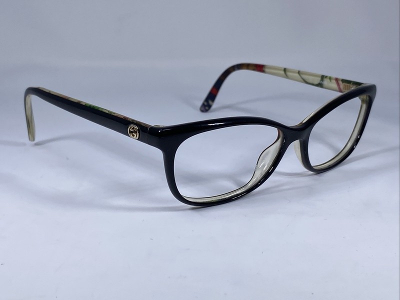 GUCCI GG3699/N Z96 Italy Shiny Black Designer Eyeglasses Frame 54-15-140 gallery