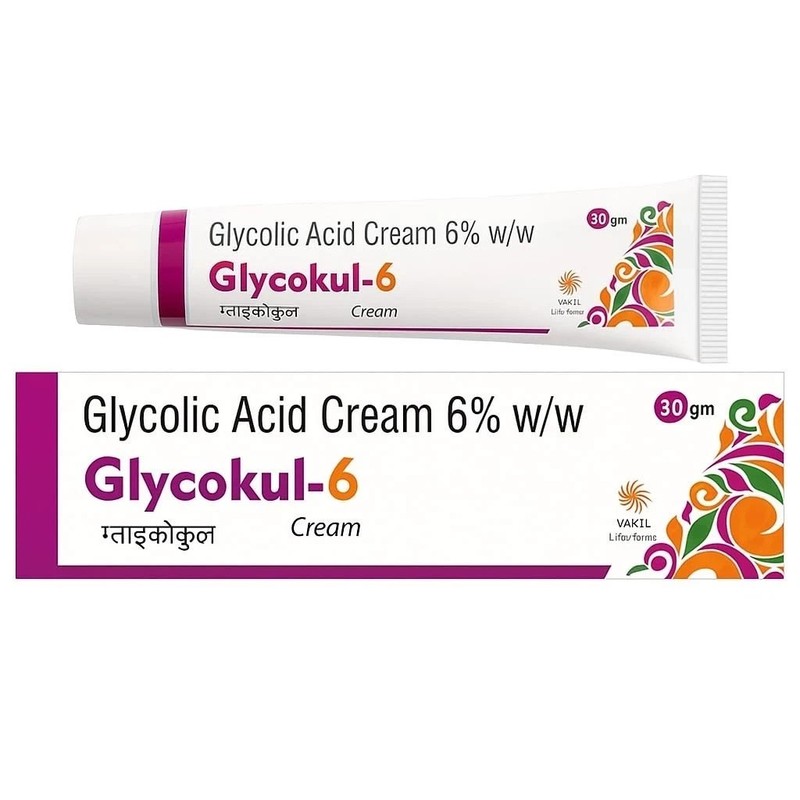 Glyco 6 Glycolic Acid Cream 6% w/w - 30 gm Free & Fast Shipping gallery