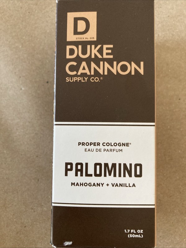 2 Duke Cannon Palomino Proper Cologne 1.7oz Mahogany Vanilla Men NEW 89la gallery