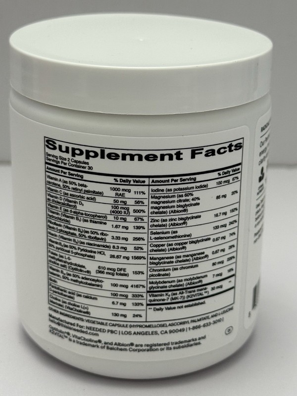 NEEDED Perimenopause Multi 60 Caps Hormone Balance Mood Sleep Women 40+ gallery