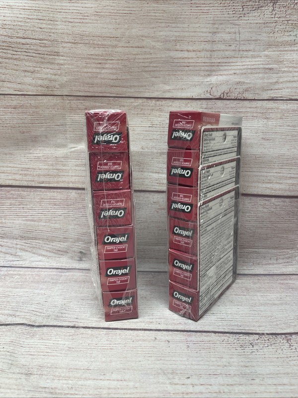 Orajel 3X Toothache & Gum Pain Medicated Extra Gel Tube 0.25oz Lot 12. *READ!