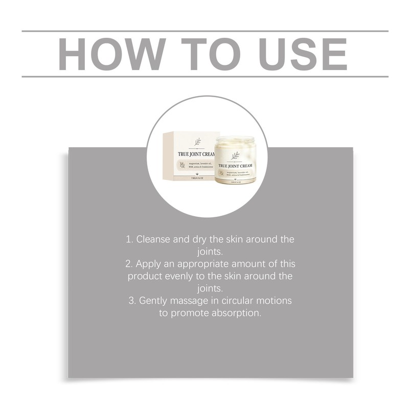 Organics True Joint Cream, Professional Organics Joint Cream with Magnesium ~NEW gallery