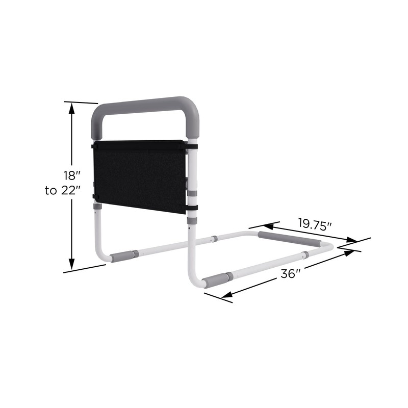 HEALTHCRAFT Assista-Rail, Fixed Bed Rail for Elderly Adults Safety, Multiple ... gallery
