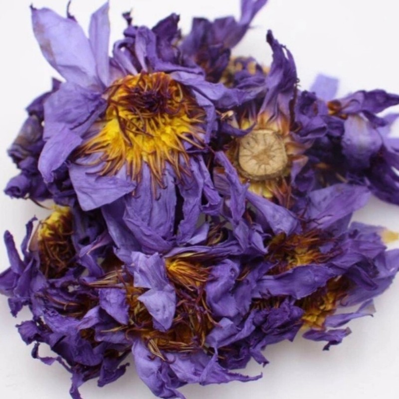 100% Natural Organic Blue Lotus Nymphaea Caerulea Ceylon Dried Herbal Flowers