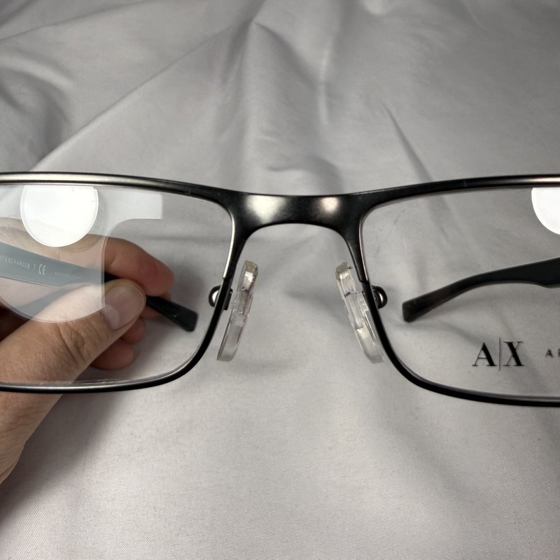 Armani Exchange AX 1009 6037 Gunmetal Black Eyeglass Frames Only 53-16-145 GREAT gallery
