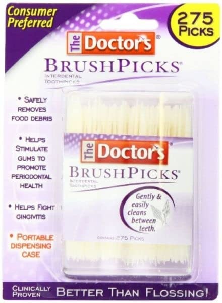 The Doctor's BrushPicks Toothpicks, 275 Picks Per Pack 275 Count (Pack of 2) gallery