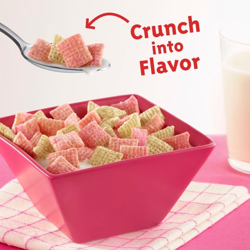 Pack of 2 Strawberry Vanilla Chex Breakfast Cereal Family Size 19.8oz Each. gallery