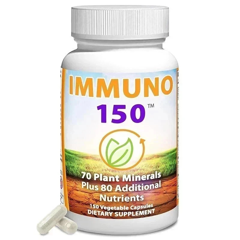 Immuno 150 Dietary Supplement | 70 Plant Minerals+80 Nutrients, 150 Veg Capsules