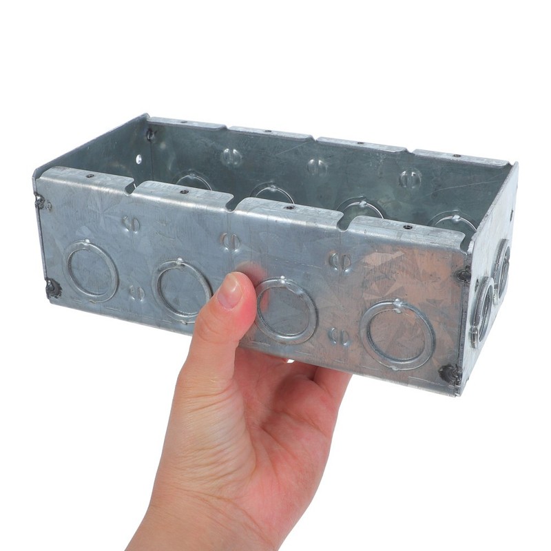 Iron Hidden Wiring Modular Switch Box 4-Gang US-Standard Flush Mount Electrical gallery