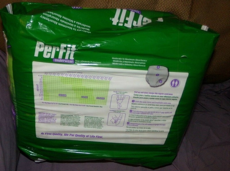 First Quality PER-FIT Protective Underwear, X-Large Sold By Bag of 14 (PF514) gallery