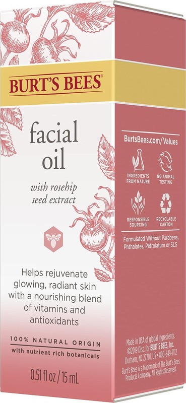 Burt’s Bees Rejuvenating Facial Oil with Rosehip Seed Extract 0.51 oz