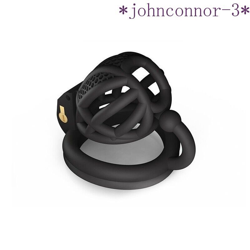 Plastic Male Chastity Device Resin Cage for Men Short/Standard Locking Belt gallery