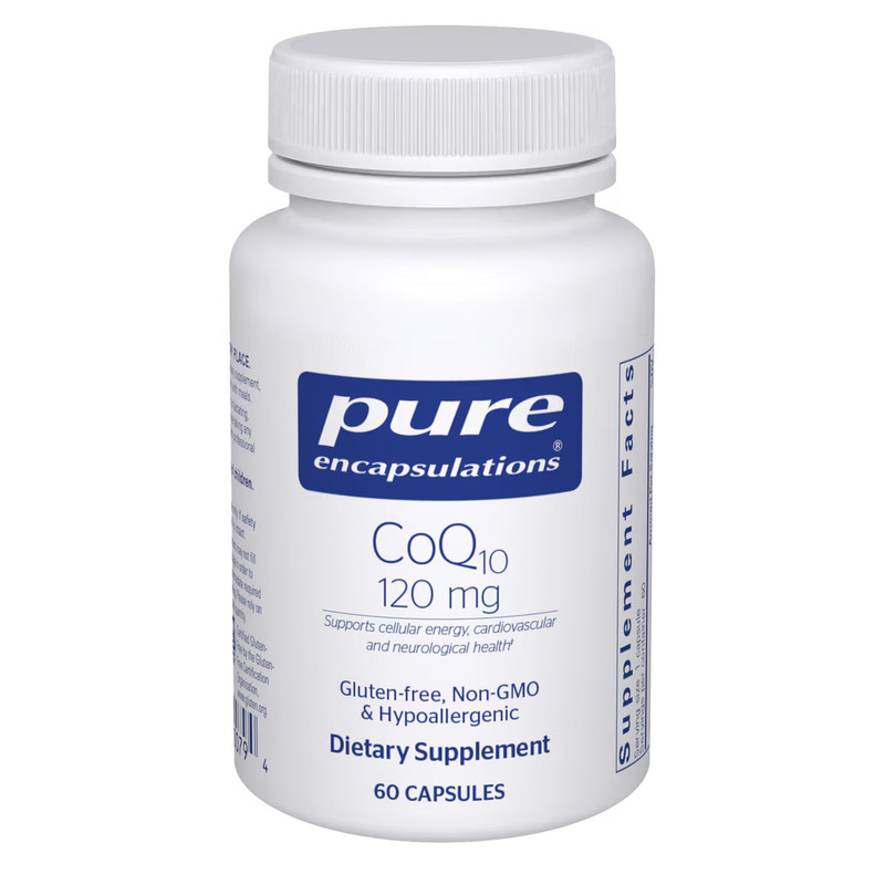 Pure Encapsulations CoQ10 120 mg – 60 Capsules (Exp Date 10/2026)
