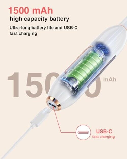 2-in-1 Nail Drill Electric Nail File with Makeup Brush Cleaner Machine White gallery